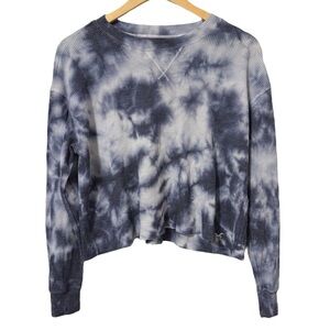 4/$25 Hollister Women’s Waffle Knit Long Sleeve Tie Dye Cropped Top Size XS